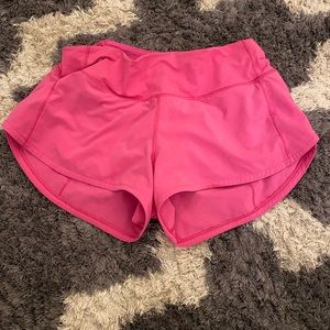Pink lulu shorts